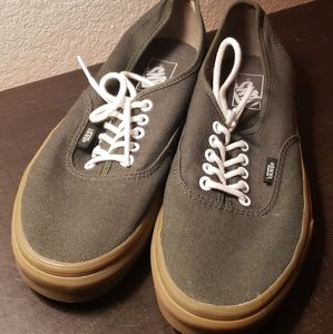 Dark green Vans Authentic